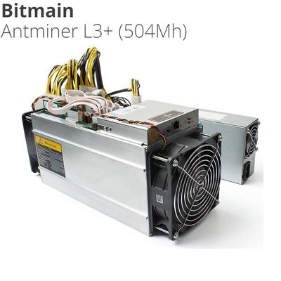 LTC DOGECOIN Antminer L3 + 504m Asic Miner Machine Scrypt 800W Litecoin narzędzie do wydobywania monet doge