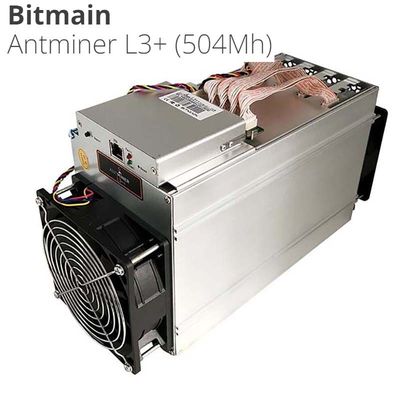LTC DOGECOIN Antminer L3 + 504m Asic Miner Machine Scrypt 800W Litecoin narzędzie do wydobywania monet doge