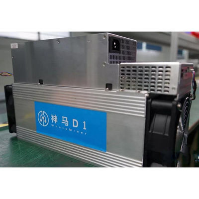 Używany MicroBT Whatsminer D1 DCR ASIC Miner Blake256R14 2200W 48t Z zasilaczem